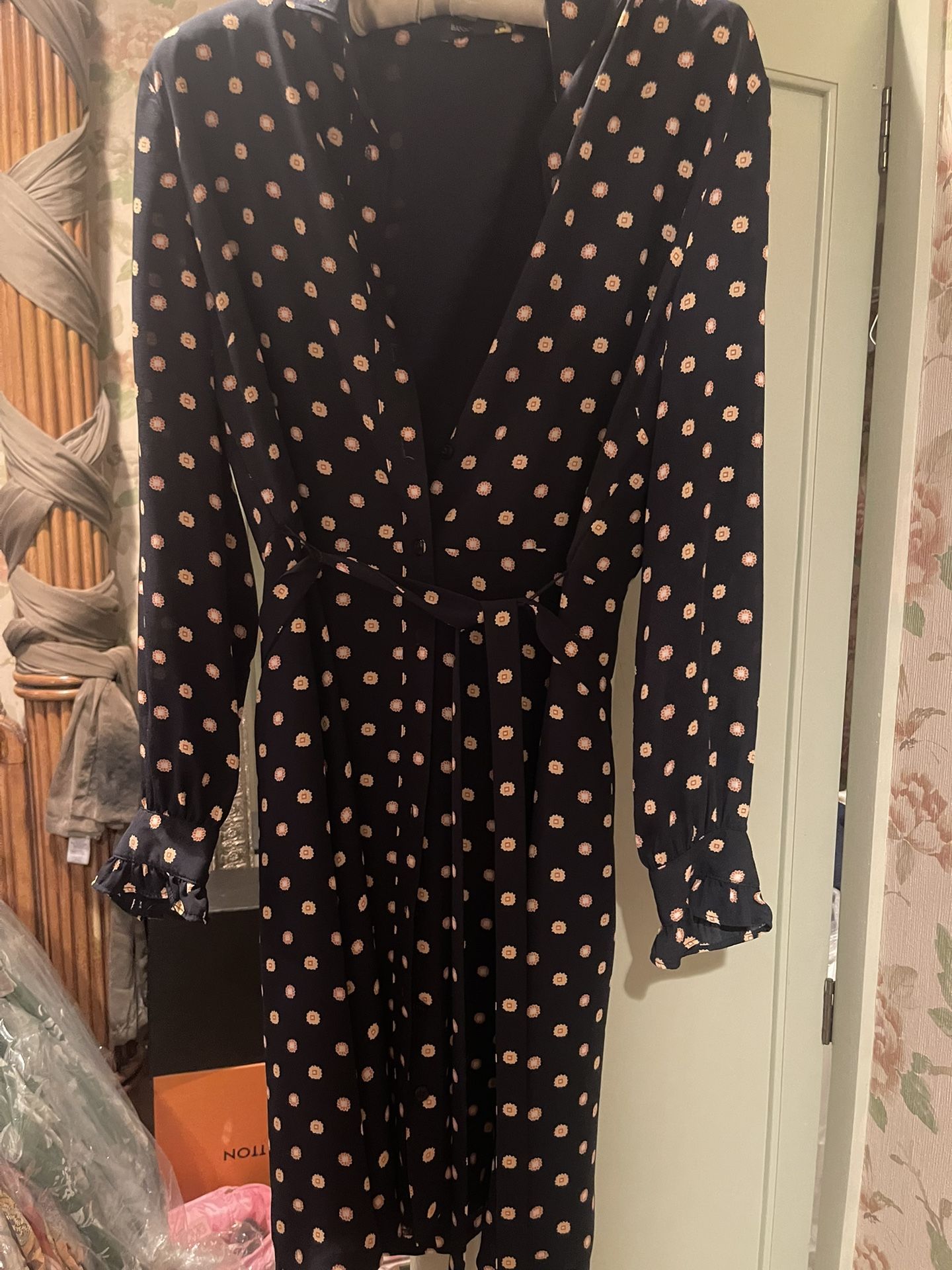 Navy Blue Banana Republic Dress