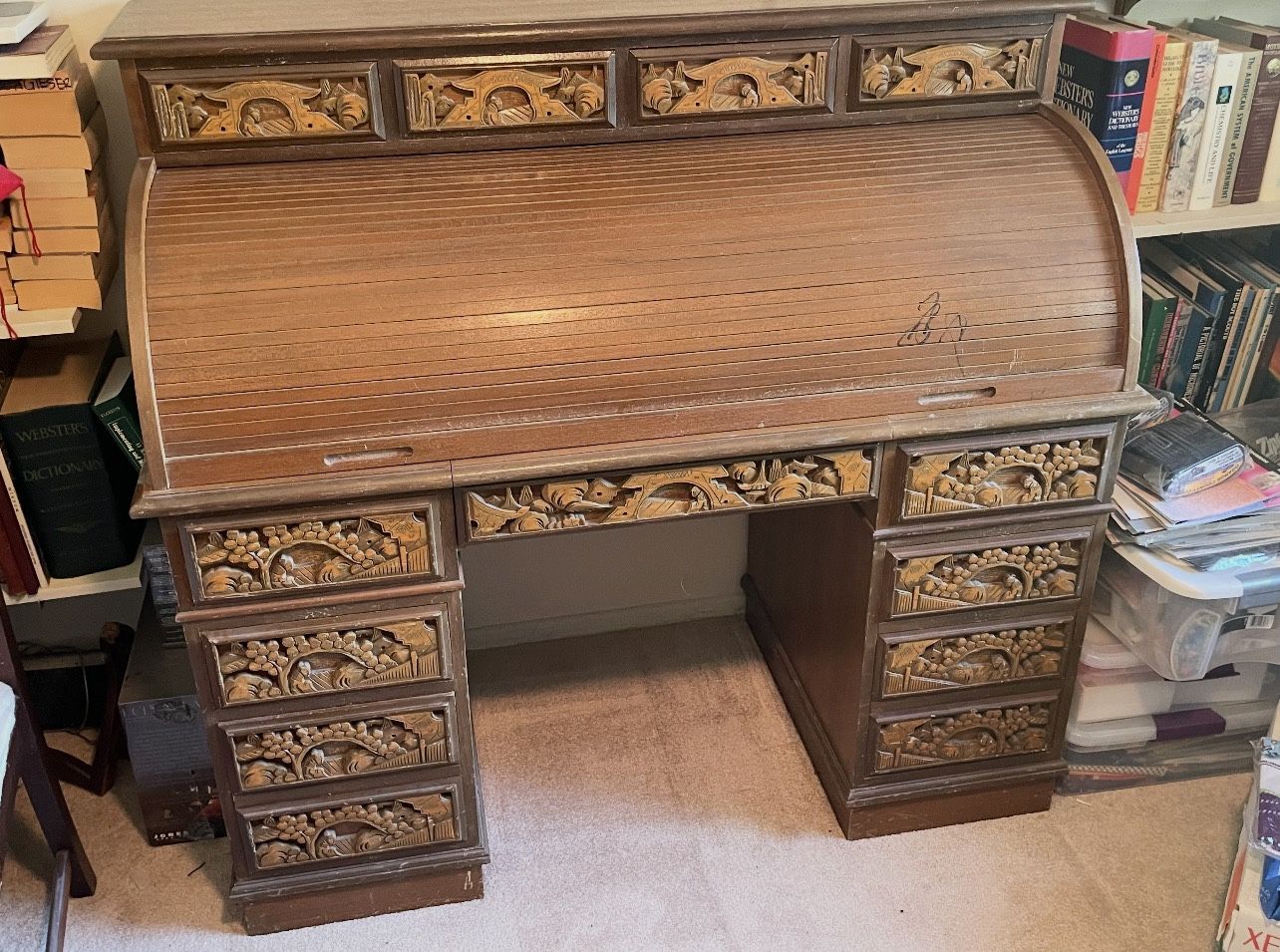 Vintage Rolltop Desk