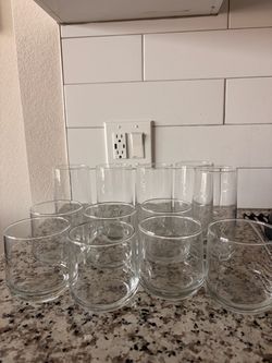 Glass cups