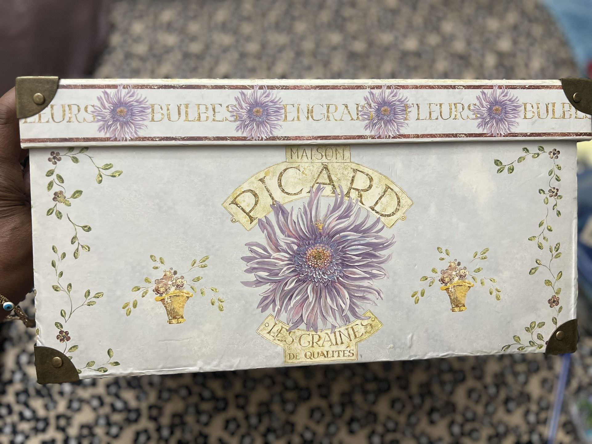 Maison Picard Antique Storage Box