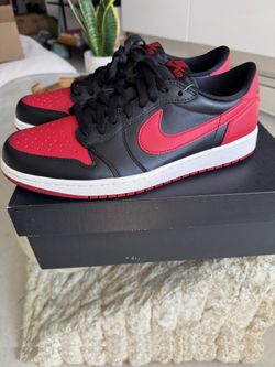 Rare! 2015 Air Jordan 1 Bred Low OG 85 Sz: 10 