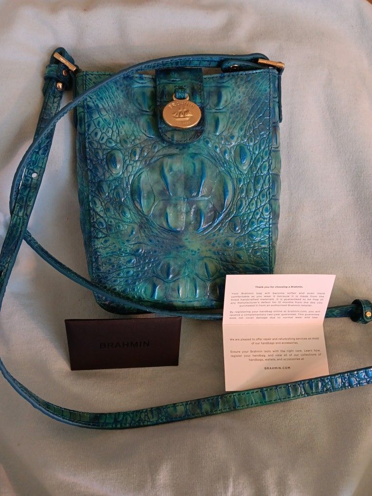 BRAHMIN CROSS SHOULDER TOTE