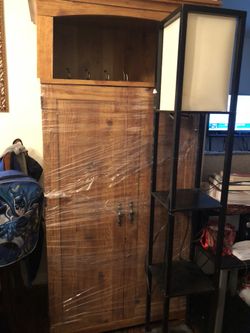 Wood cabinet