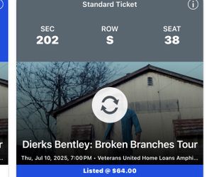 Dierks Bentley Tickets-2 Tix’s