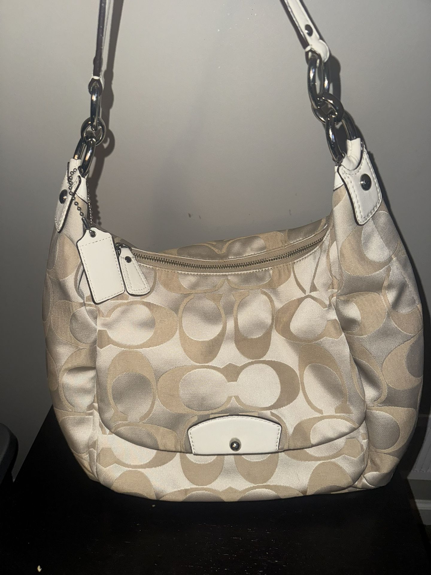 Vintage Coach Bag: Brown/Tan