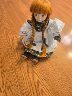 Vintage Collector Doll - Anne of Green Gables Style, Red Braids