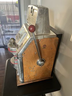 Vintage Jennings $0.25 Tic Tac Toe Slot Machine 1940's Original