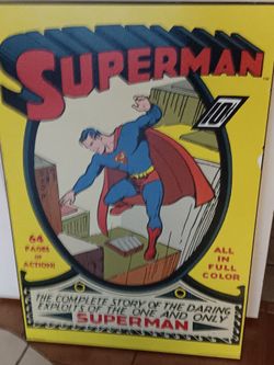 Large vintage poster size hard cover art