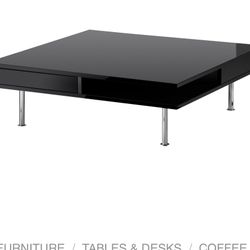 Ikea TOFTERYD coffee table, high gloss black