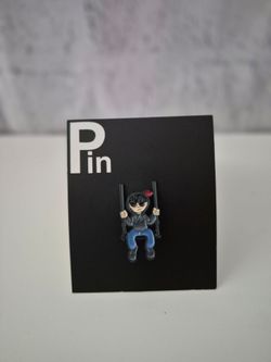 Sad Boy, Junior H Enamel Hat Pin