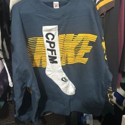 The Nike x Cactus Plant Flea Market (CPFM) Socks Fleece Crewneck Sweatshirt 