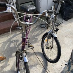 Pair Of Collapsible Bikes