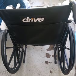 Drive Wheelchair With Footrest and Leg Elevation 