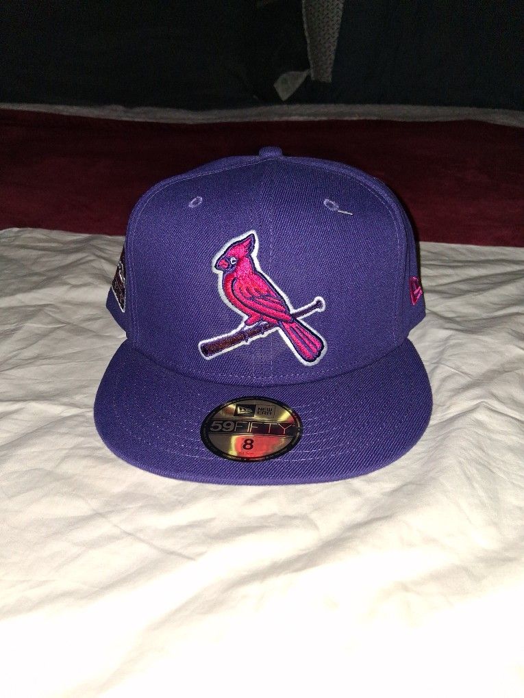 New Era 59/50 Fitted Hat  "St. Louis Cardinals " Size 8 Brand New 