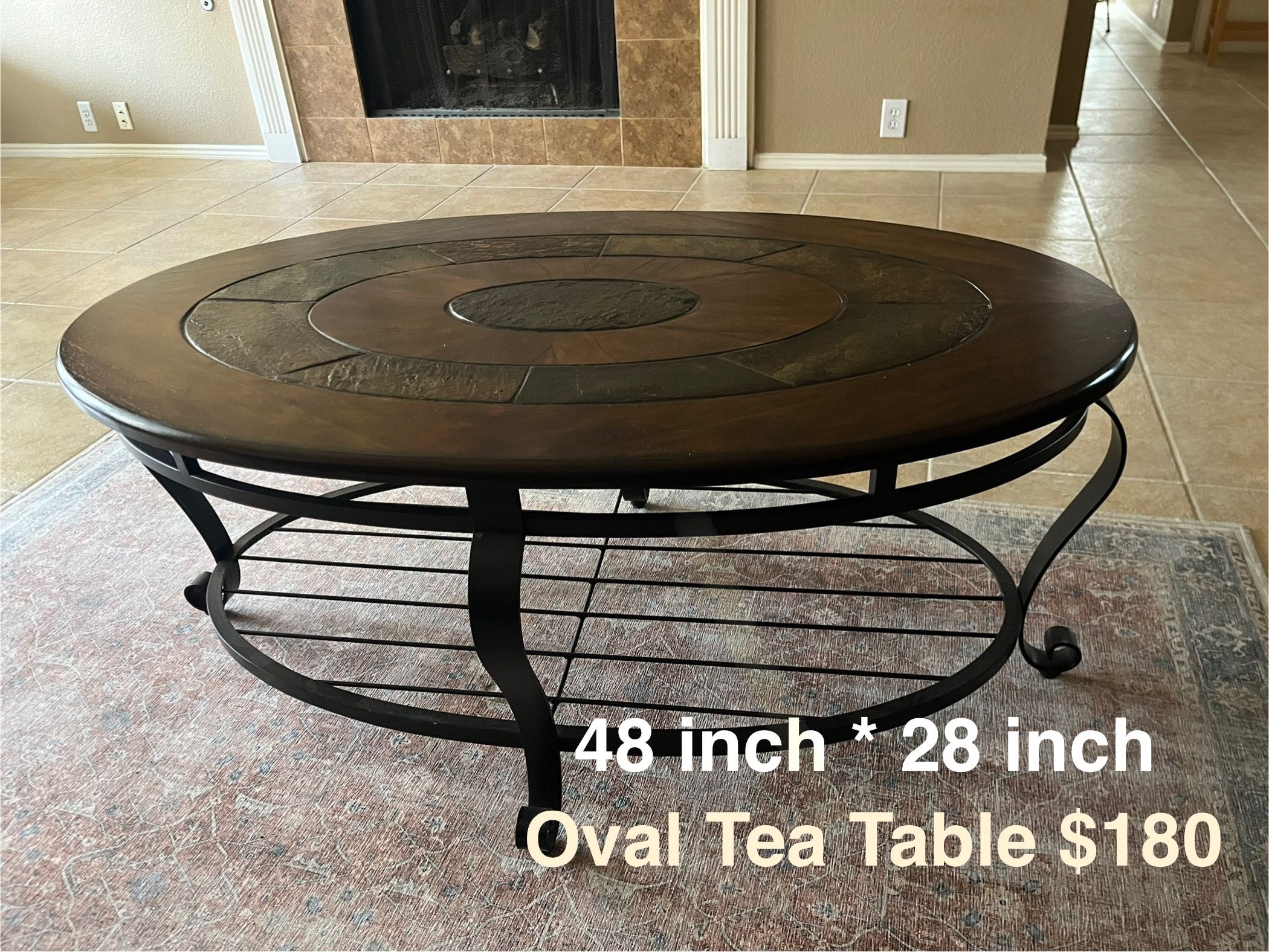 Moving Sale! Oval Tea Table