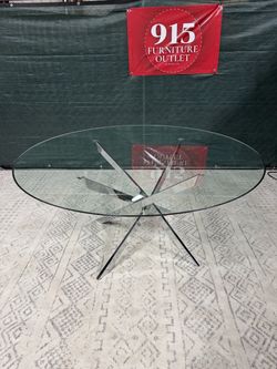 60” Glass Dining Table FREE DELIVERY 🚚