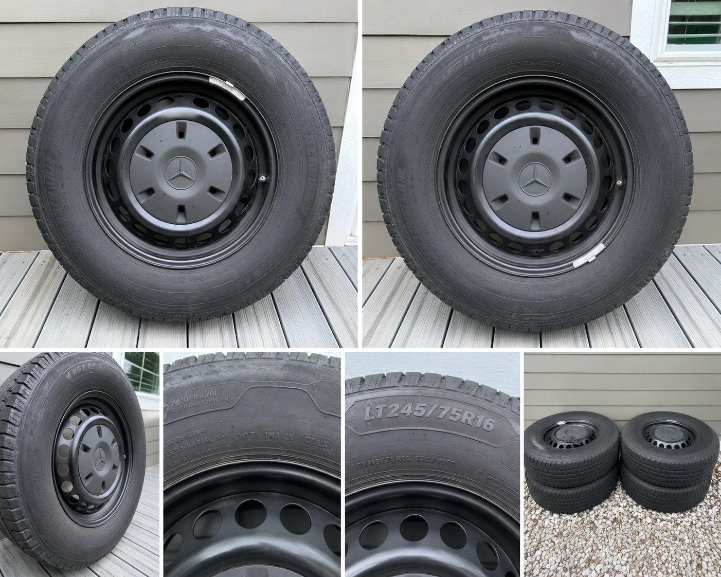 Set of 4 Michelin Agilis Tires for Mercedes Sprinter