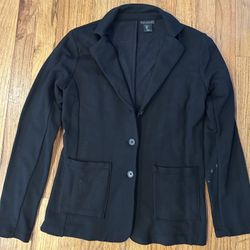 Women's Black Tahari blazer with pockets size small 