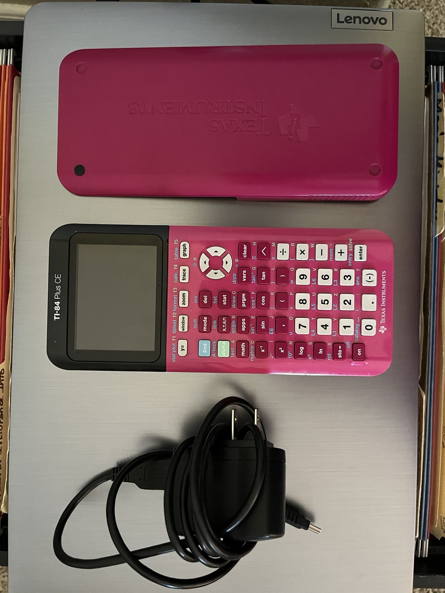 Graphing calculator TI-84 Plus CE (with Charger)