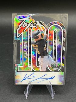 2025 Leaf Metal Baseball Konnor Griffin Top 100 Die Cut Rookie Auto /3 T-KG1 *6198