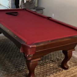 Pool Table 7ft ( Free Delivery & Set Up & New Color Felt Of Your Choice