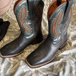 Ariat Men’s Rowder Square Toe Boots Black