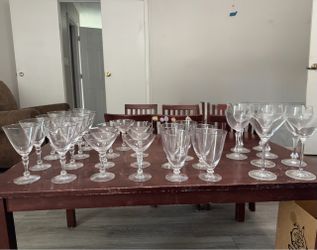 Mixed Clear Glass  Set
