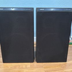 RARE Yamaha NS-20T Natural Sound Speakers With Wood Finish