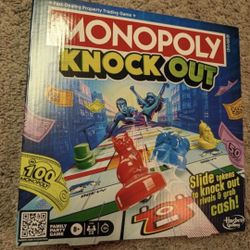 New In Box Monopoly Knock Out Board Game - Everett, Wa