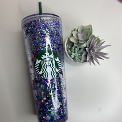 Beach, Under The Sea, Ocean Starbucks Snow Globe Cup, Starbucks