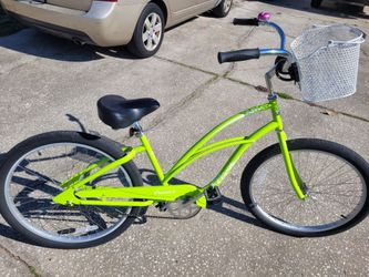 New Electra Townie 1 Speed Cruiser bike bicycle with 26" Tires, bell, and basket  - $120 FIRM