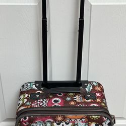 Rockland Rolling Carry On Luggage with Handle 8x13 and 20 inches high Just $20 xox