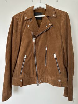 All Saints Suede Biker Jacket