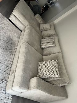 Living Spaces Sectional Sofa
