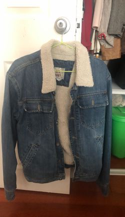Medium Jean jacket with Sherpa lining