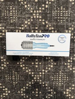 BaBylissPRO Nano Titanium 2" Compact Hot Air Brush #BNTMHBUC New Stylist Pro.