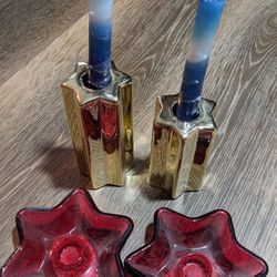 Star Candle Stick Holders 