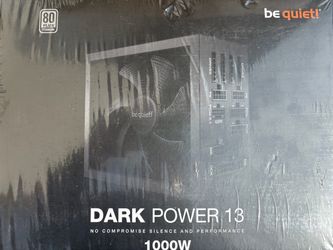 be quiet! Dark Power 13 1000W Power Supply – New & Sealed