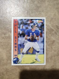 Vintage 1992 Pacific #536 Phil Simms Football Card