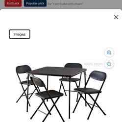 Free Folding Table + Chairs 