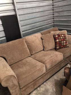 Plush velvet sleeper sofa