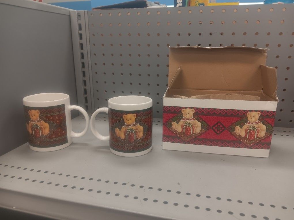 Christmas Bear Mugs