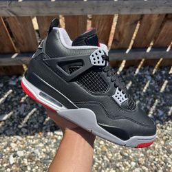 Jordan 4 Bred Reimagined (Size 5.5Y, 6Y, 6.5Y, 7Y, 8, 8.5, 10.5, 11)