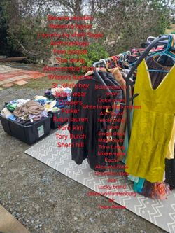 YARD SALE -moving sale clothes + furniture