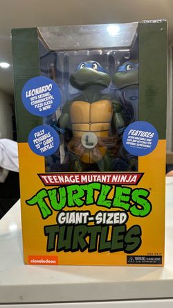 NECA TMNT Giant Sized Leonardo 1/4 Scale 15" Action Figure 1987