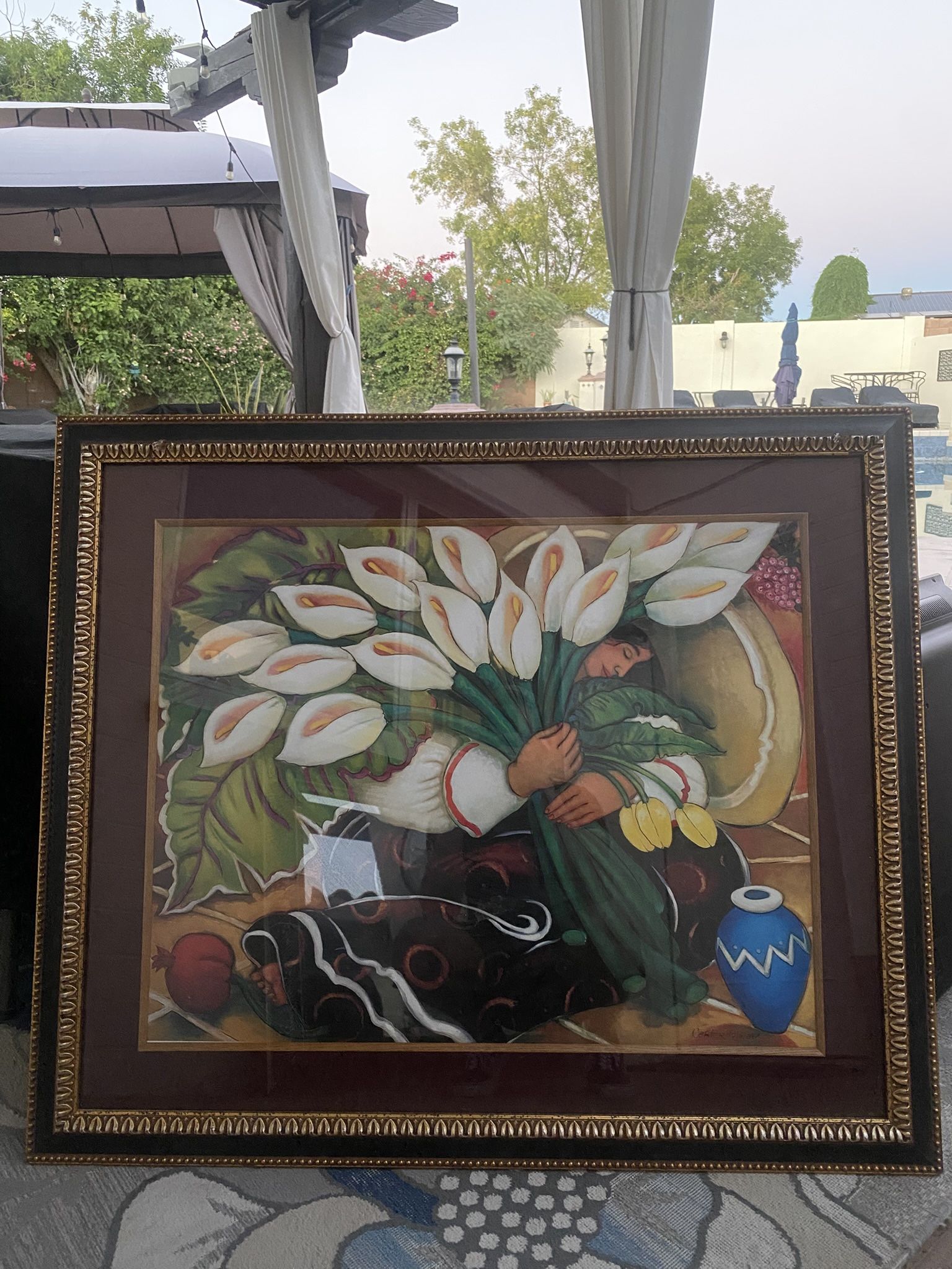 L Carter Holman Print In Custom Frame