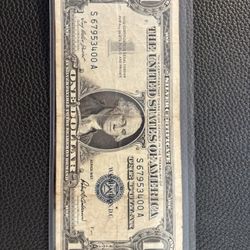Silver $1 Certificate Note 