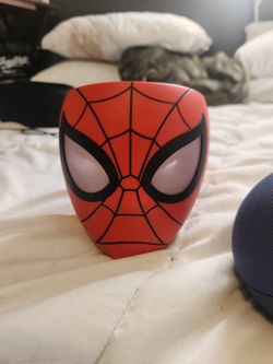 Alexa speaker with Spider-Man Base