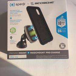 Presidio Mount+Magic Mount Pro Charge Included Case For IPHONE X/XS