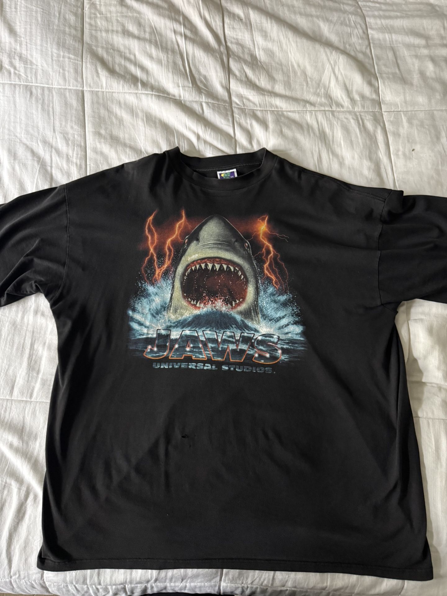 Vintage Universal Studios Jaws No Wimps T Shirt XXL